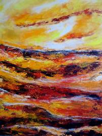 008 ~ Herbstmeer I ~ 60 x 80 cm ~ Acryl auf Leinwand