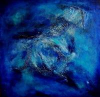 010 ~ Deep Blue ~ 60 x 60 cm ~ Acryl auf Leinwand_1