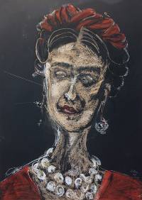 Frida IV ~ 70 x 100 cm ~ Pastell auf Papier